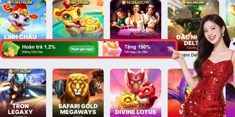 Nhà cái nhiều ưu đãi lớn giúp gia tăng vốn cược